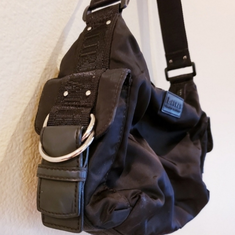 Lauren Ralph Lauren Black Hobo Hanbag Shoulder